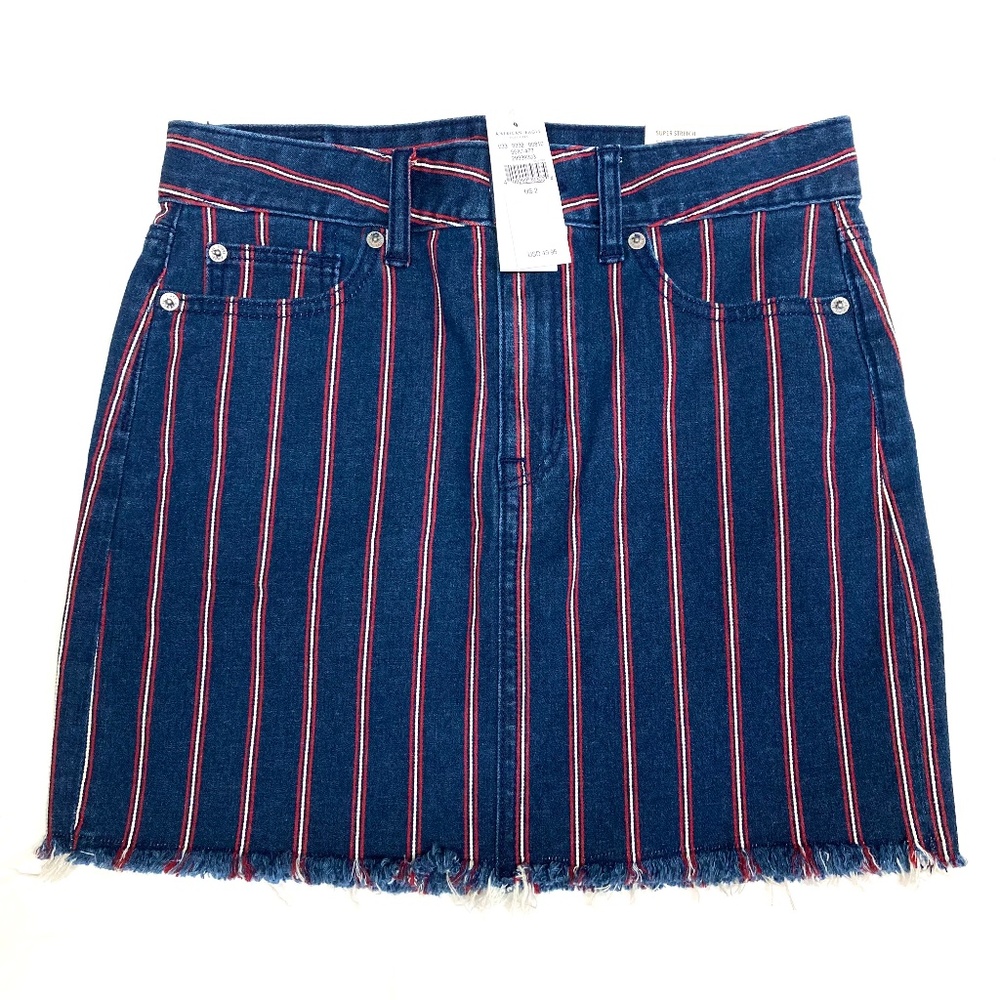 NWT American Eagle Hi-Rise Super Stretch Denim Mini Skirt